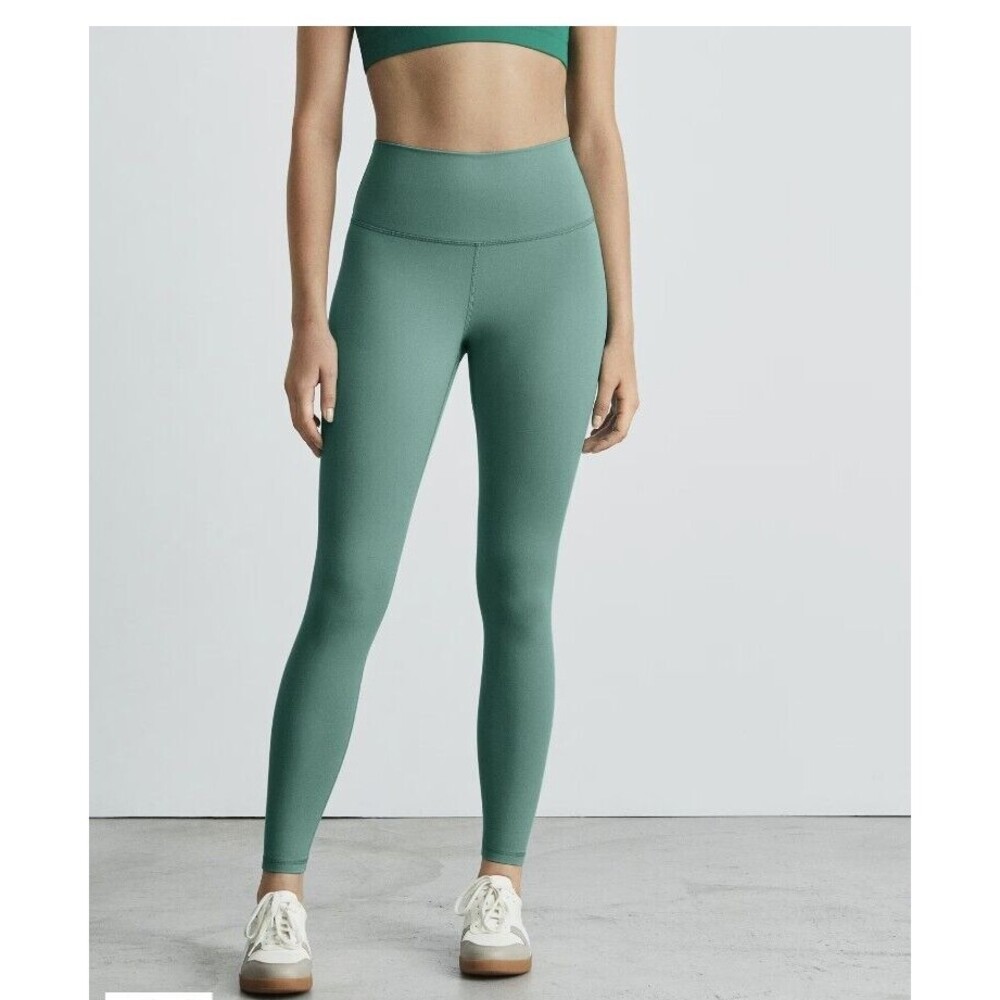 NWT Everlane The Perform Ankle Leggings Extra High Rise Stretchy, Mint Green XS